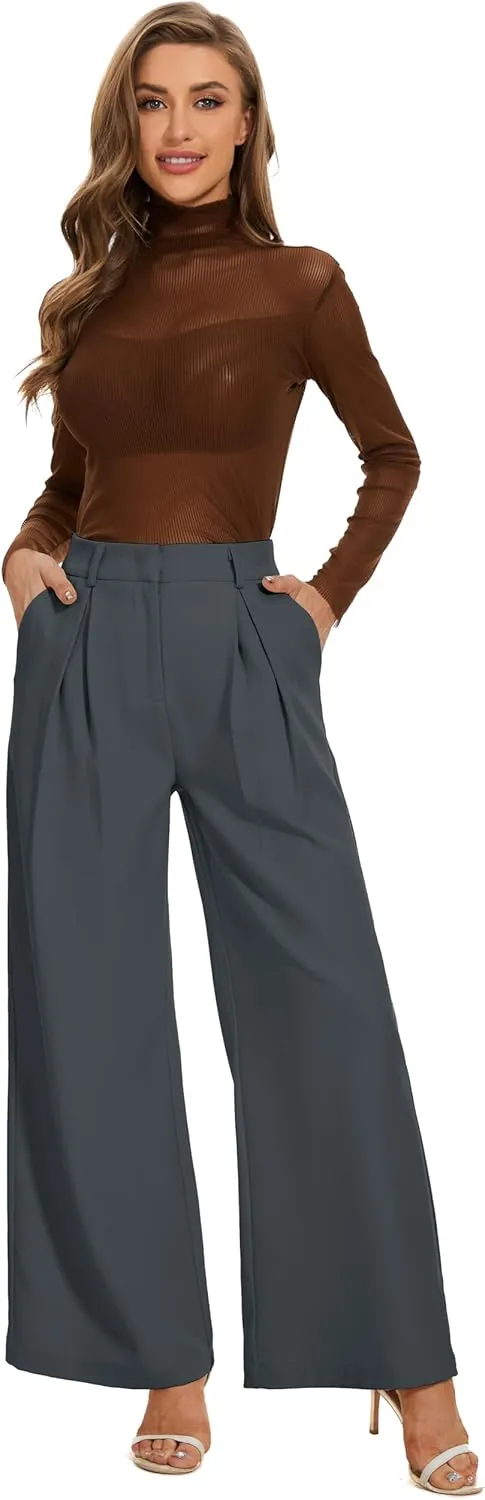 2025 Work Pants for Women Business Casual Office Dress Pants Trousers with Pockets
