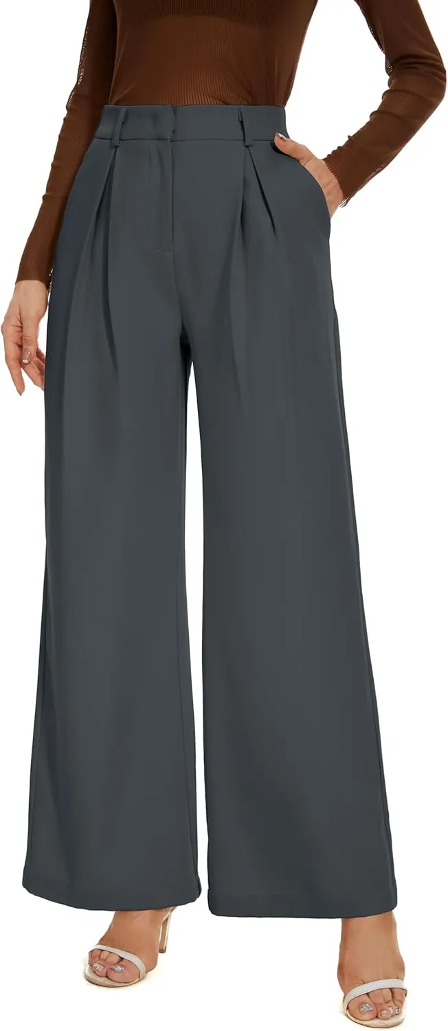 2025 Work Pants for Women Business Casual Office Dress Pants Trousers with Pockets