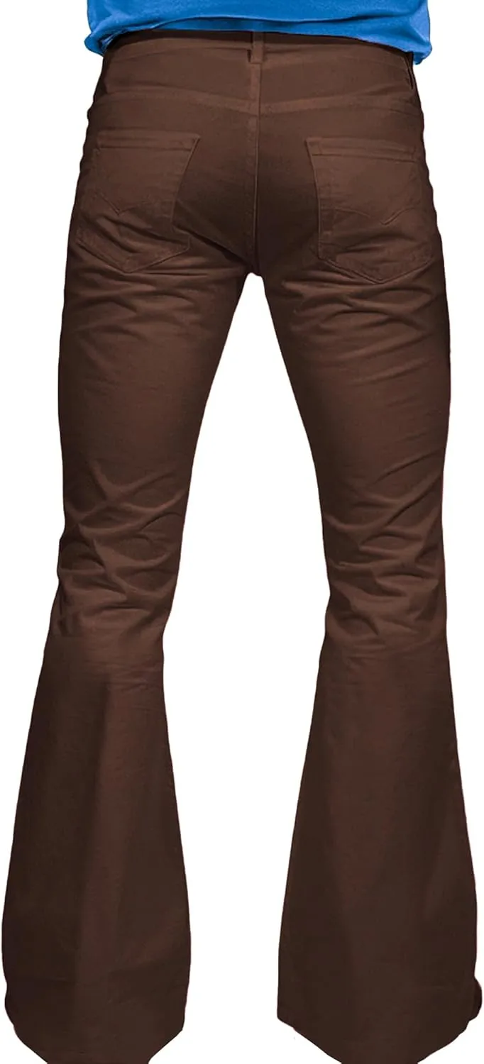 70s Disco Pants for Men,Mens Bell Bottom Jeans Pants,60s 70s Bell Bottoms Vintage Denim Pants Jeans for Men