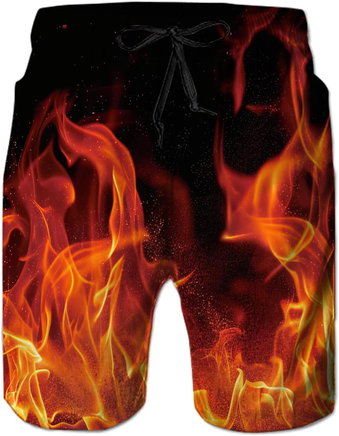 Ahegao Men's Swim Trunks Quick Dry 3D Printed Beach Board Shorts with Pockets Cool Mesh Lining Bathing Suits