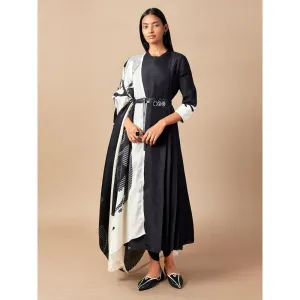 AMPM Black & White Bani Dhoti (Set of 3)