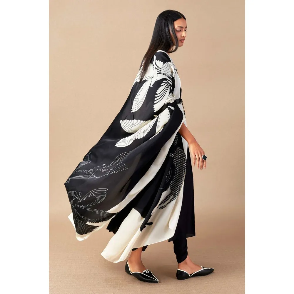 AMPM Black & White Bani Dhoti (Set of 3)