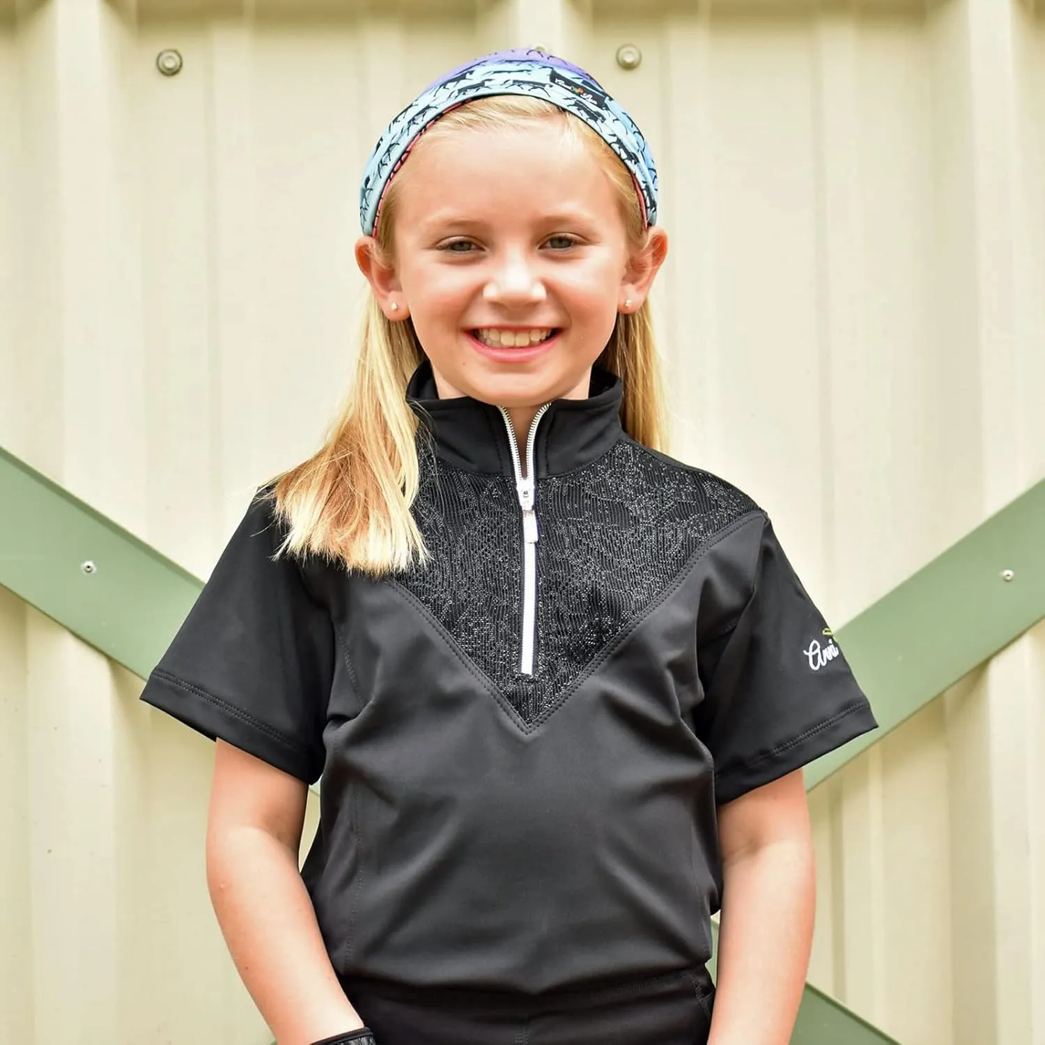 Anni Lyn Sportswear Girl's Elegance Short Sleeve Shirt