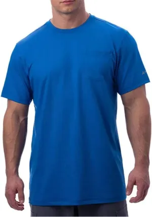 Arctic Cool Mens Crew Neck Instant Cooling Pocket Workwear Moisture Wicking Performance UPF 50  Short Sleeve Shirt