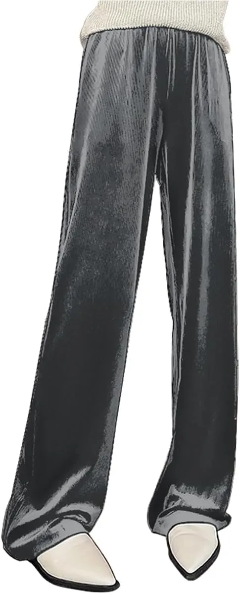 ARJOSA Women's Yoga Pants Wide Leg High Waisted Palazzo Lounge Pants Joggers Sweatpants