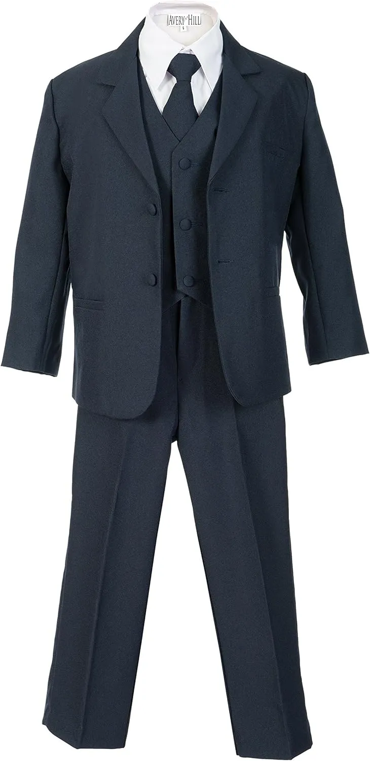 Avery Hill Boys Formal 5 Piece Suit with Shirt and Vest