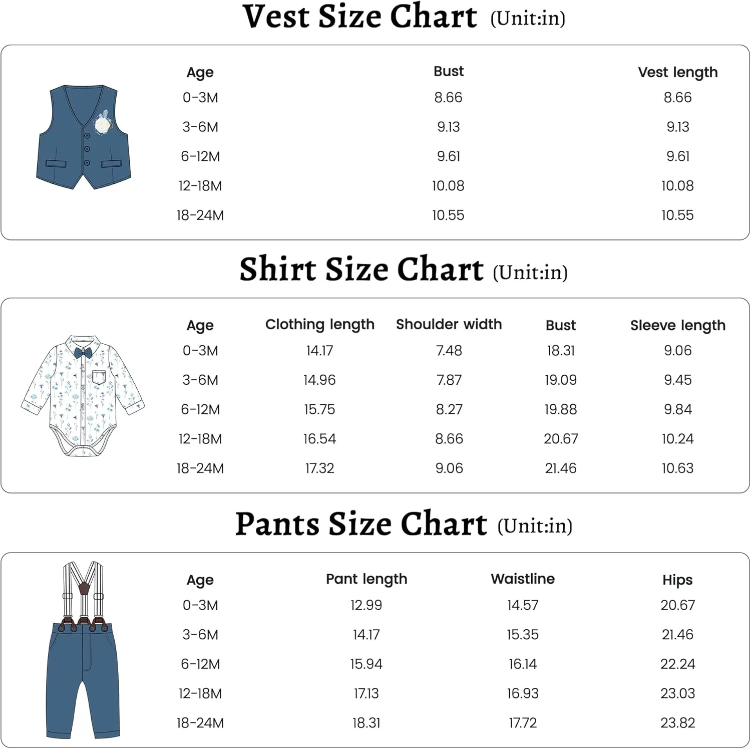 Baby Boy Clothes Suit Infant Gentleman Wedding Outfit Dress Shirt Bowtie Vest Corsage Suspender Pants 6Pcs Set 0-24M