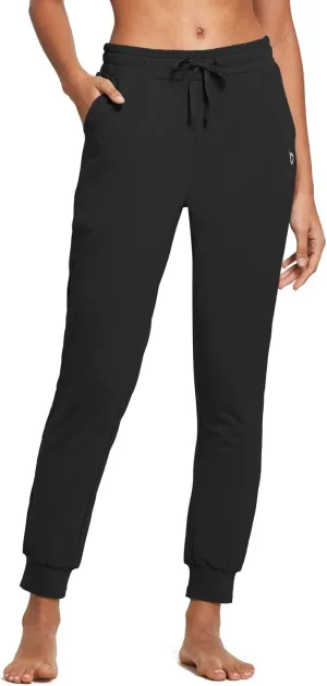 baleaf Womens Sweatpants Cotton Joggers with Pockets Lounge Sweat Pants Tapered Casual Running Workout Yoga