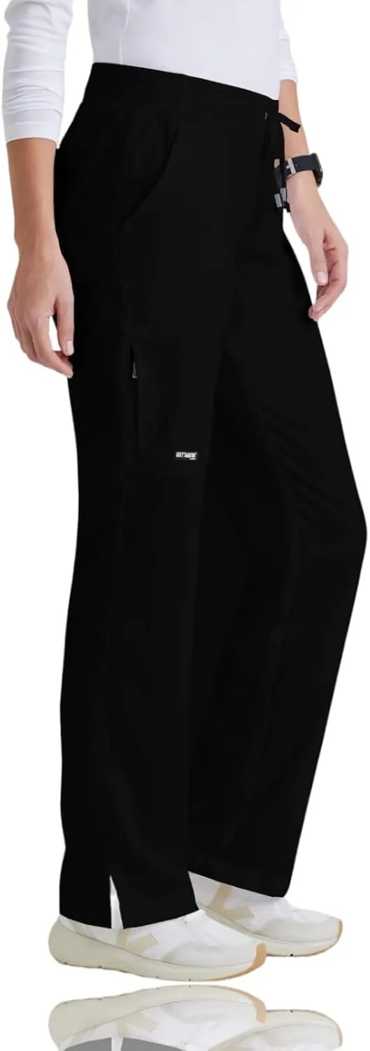 BARCO Grey's Anatomy Scrubs - Mia Scrub Pant for Women, Elastic Back Waist, Mid-Rise Shaped Leg Women's Scrub Pant