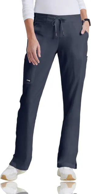 BARCO Grey's Anatomy Scrubs - Mia Scrub Pant for Women, Elastic Back Waist, Mid-Rise Shaped Leg Women's Scrub Pant