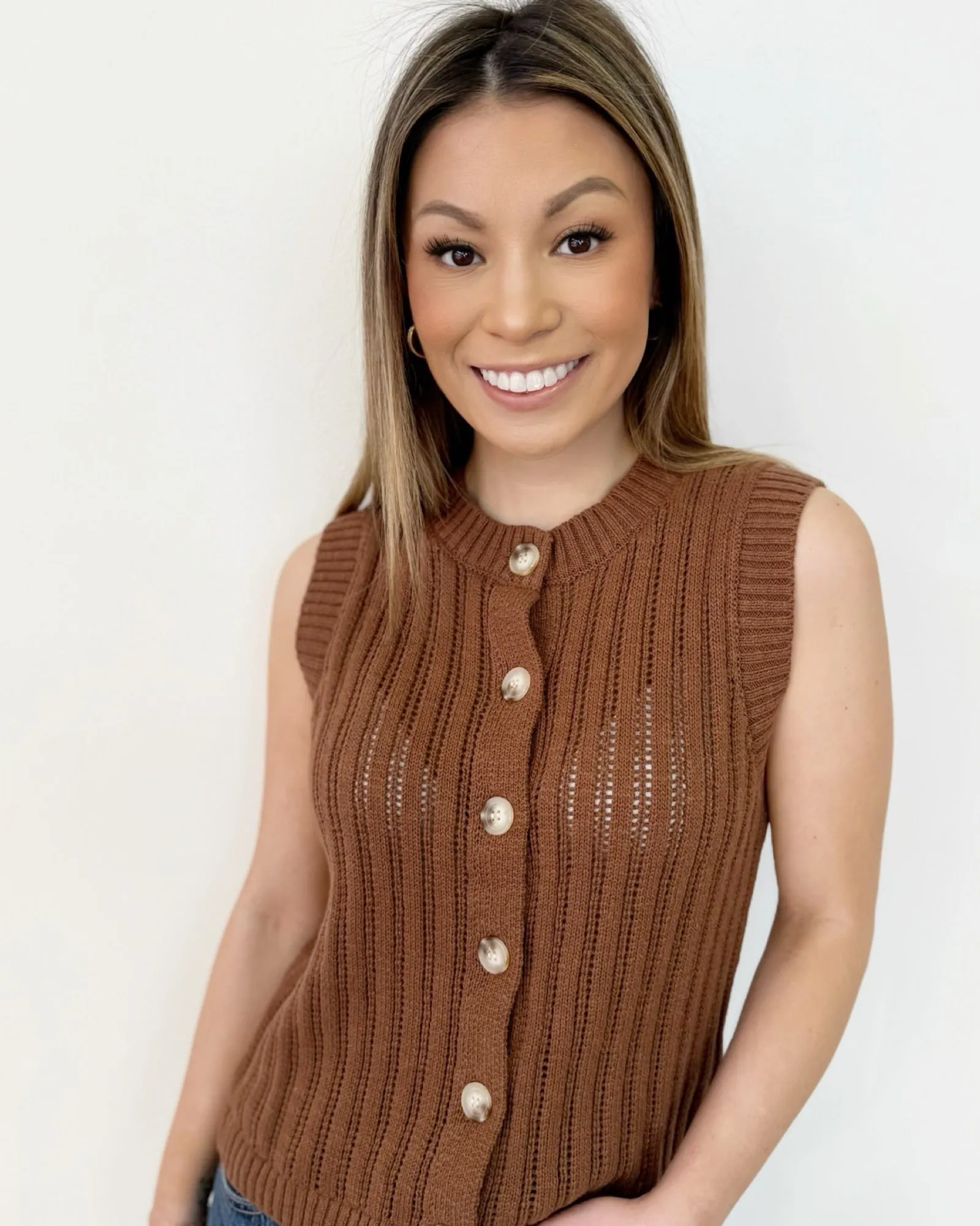 Baston Sleeveless Knit Top