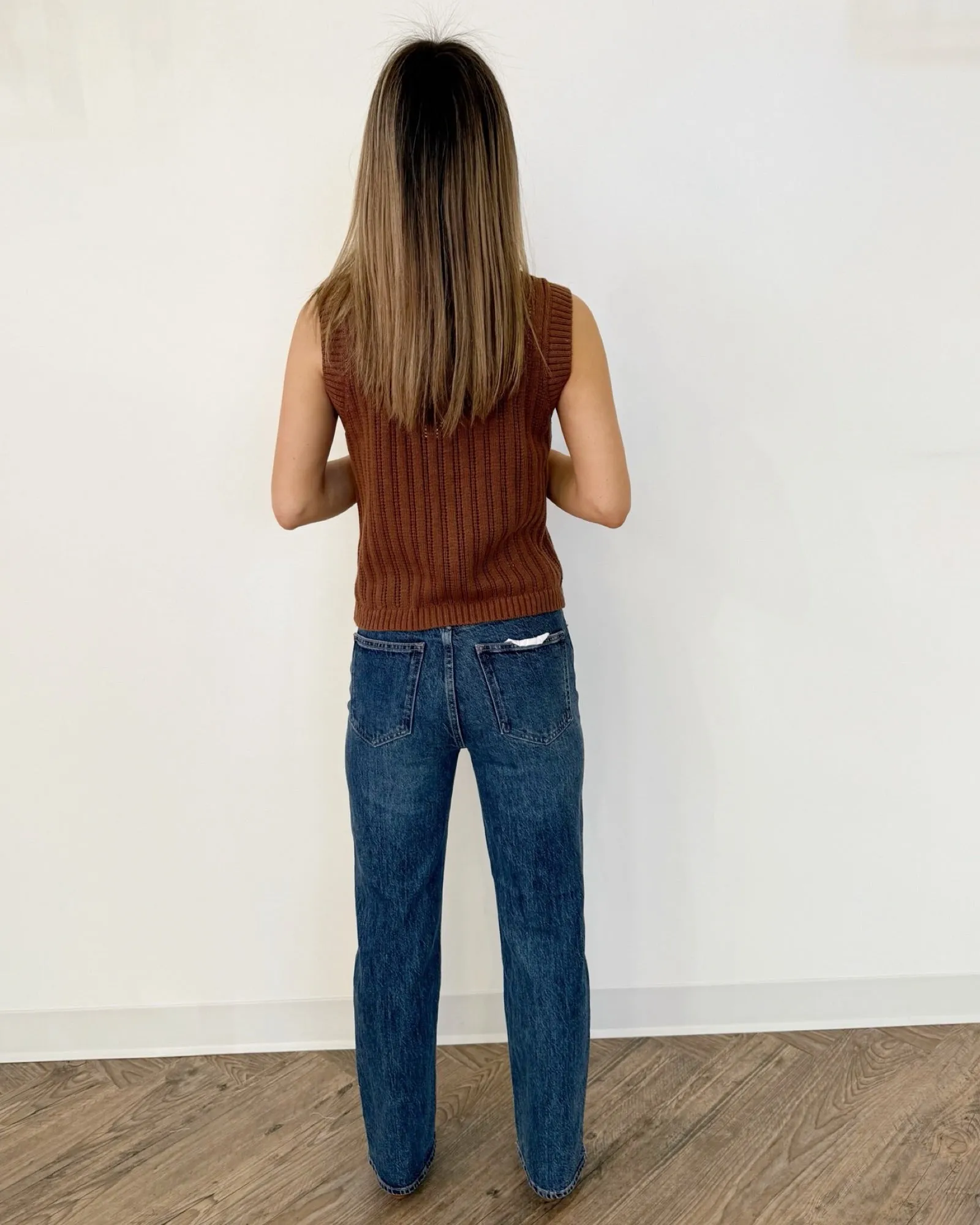 Baston Sleeveless Knit Top