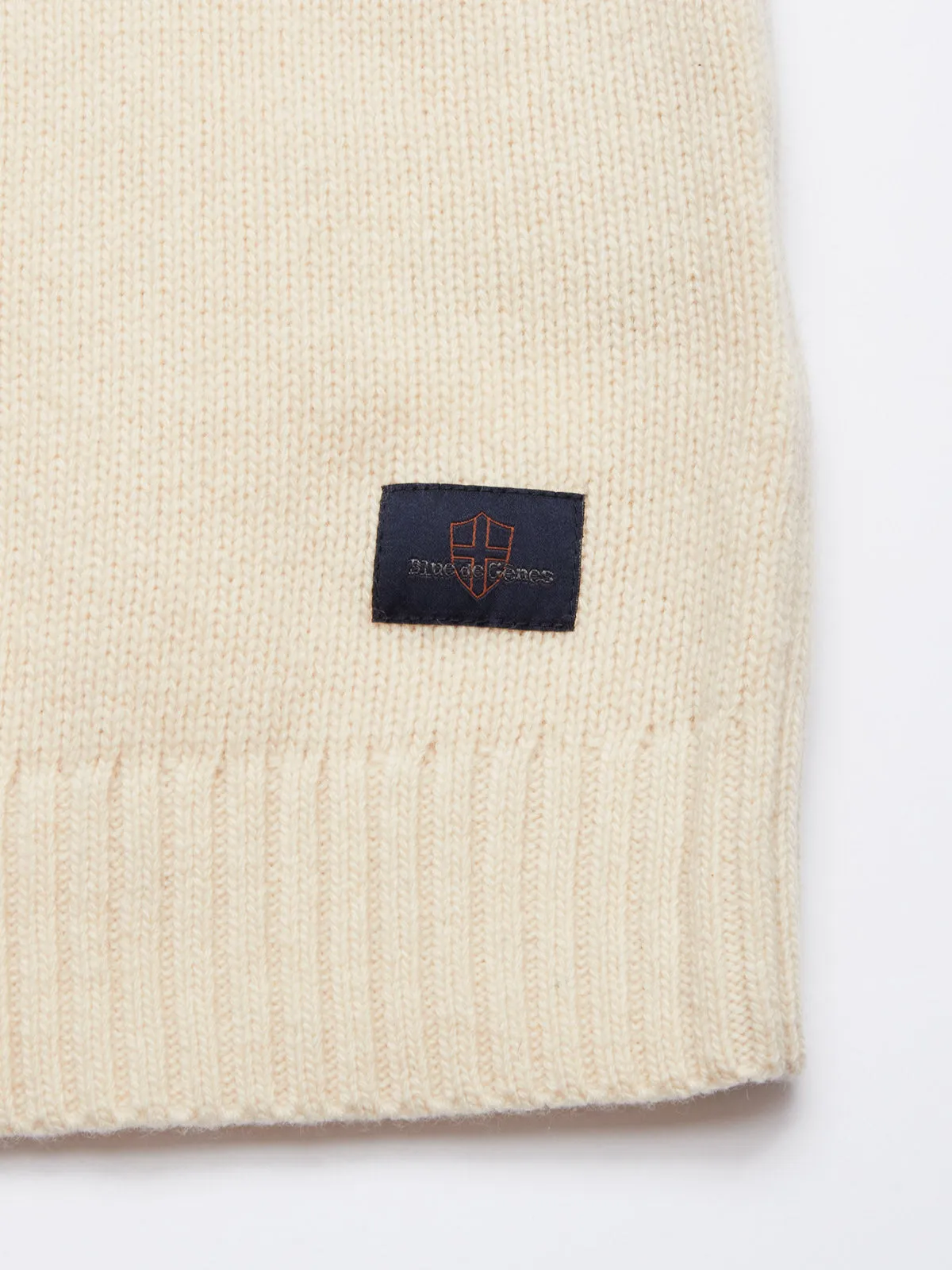 BLUE DE GNES Carino Knit Whitecap