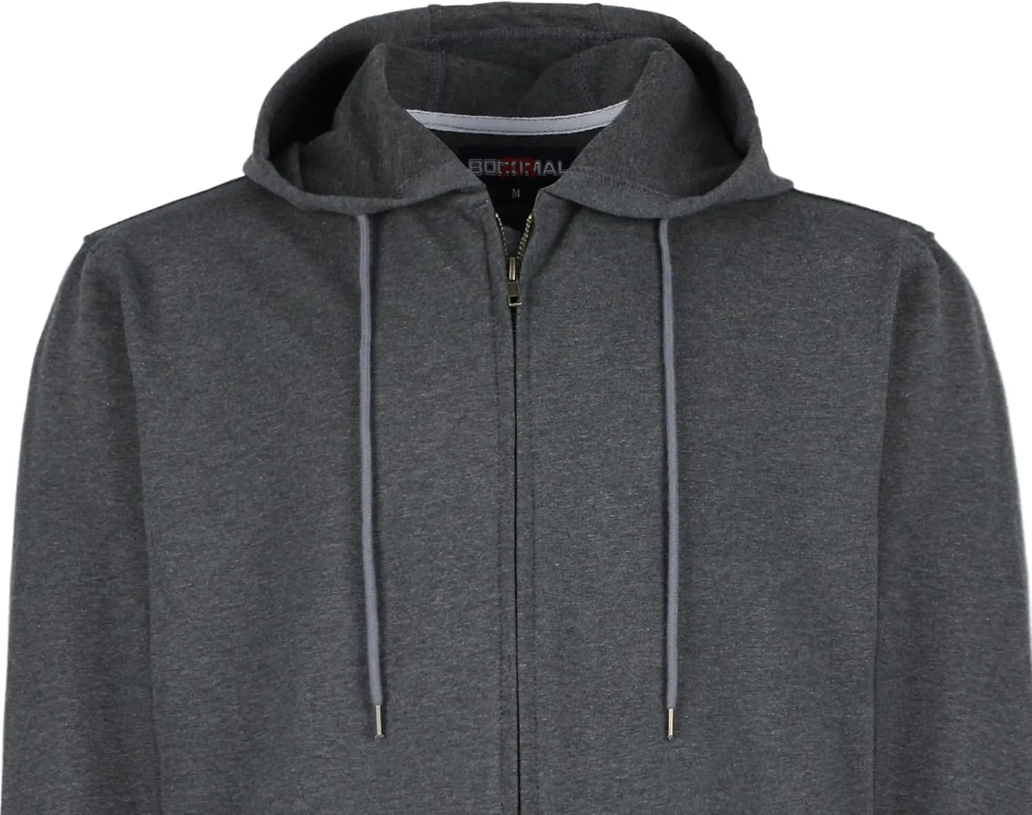 BOCOMAL FR Hoodies Zipper Front for Summer 7.5oz Lightweight Cotton Flame Resistant SweatshirtNon Fleece