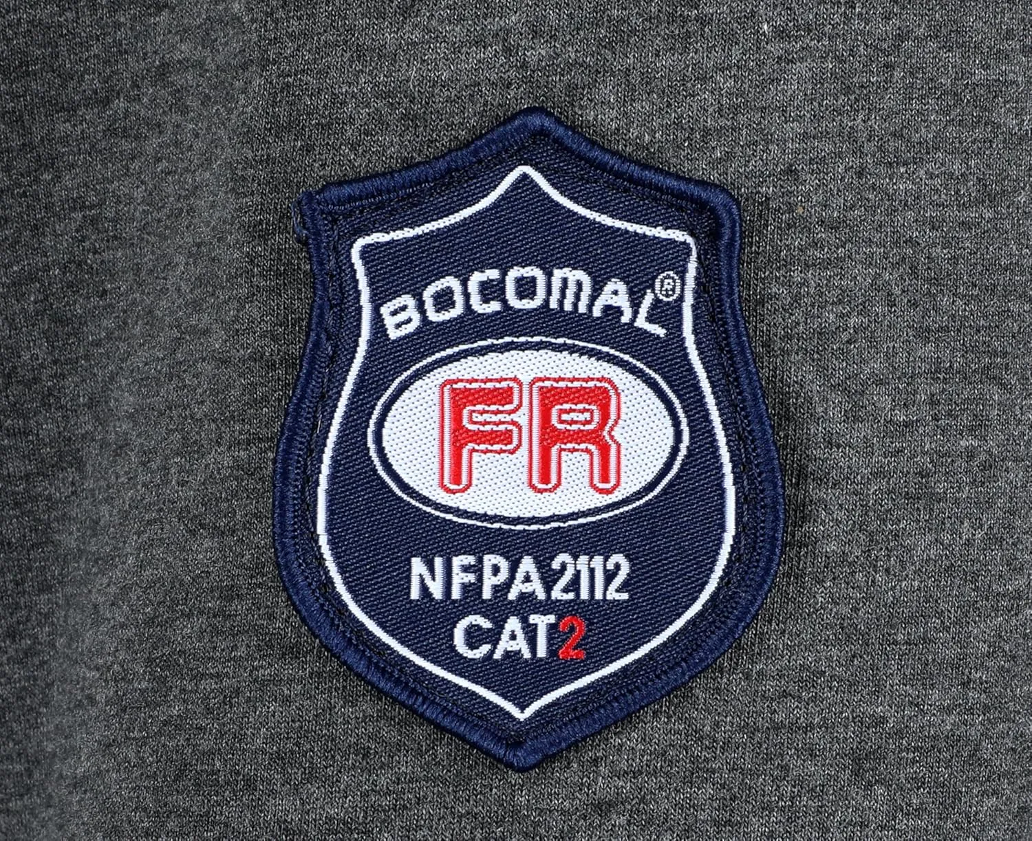 BOCOMAL FR Hoodies Zipper Front for Summer 7.5oz Lightweight Cotton Flame Resistant SweatshirtNon Fleece