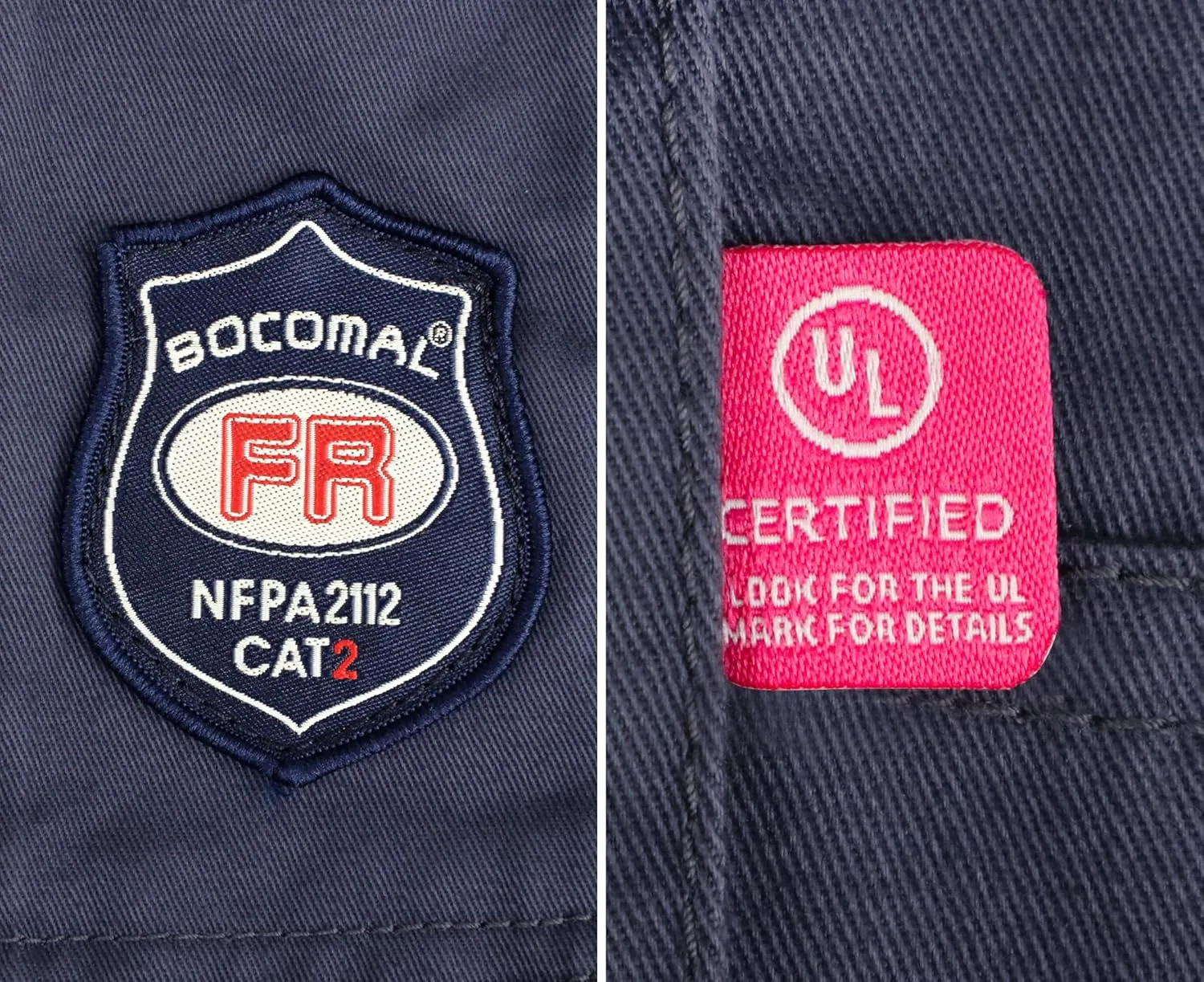 BOCOMAL FR Pants for Men Cargo Pockets Flame Resistant/Fire Retardant Elastic Waist Water & Oil Repellent Finish
