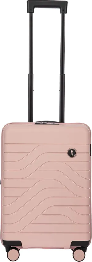 Bric's B|Y Ulisse 21-Inch Spinner - Luxury Carry-On Luggage With Spinner Wheels - Hard Shell Suitcases Made From Durable Polypropylene and Polycarbonate - Pearl Pink