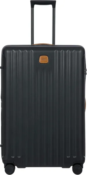 Bric's Capri 2.0 30"-Inch Spinner - Expandable Luxury Carry On Luggage With Spinner Wheels - Lightweight Carry On Suitcases with Wheels Made From Durable Polycarbonate - Matte Black