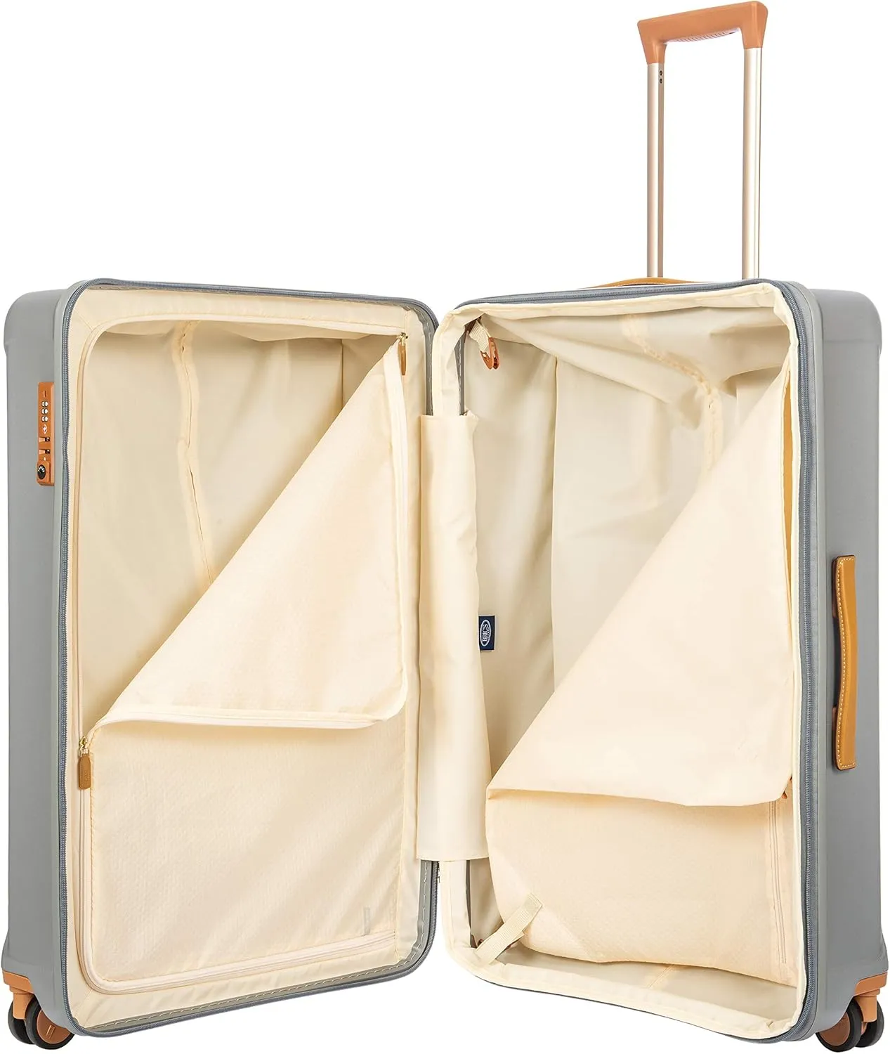 Bric's Capri 2.0 30"-Inch Spinner - Expandable Luxury Carry On Luggage With Spinner Wheels - Lightweight Carry On Suitcases with Wheels Made From Durable Polycarbonate - Silver