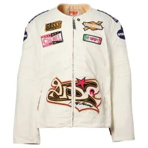 CHOPPER MOTO JACKET CREAM / PANNA PANNA