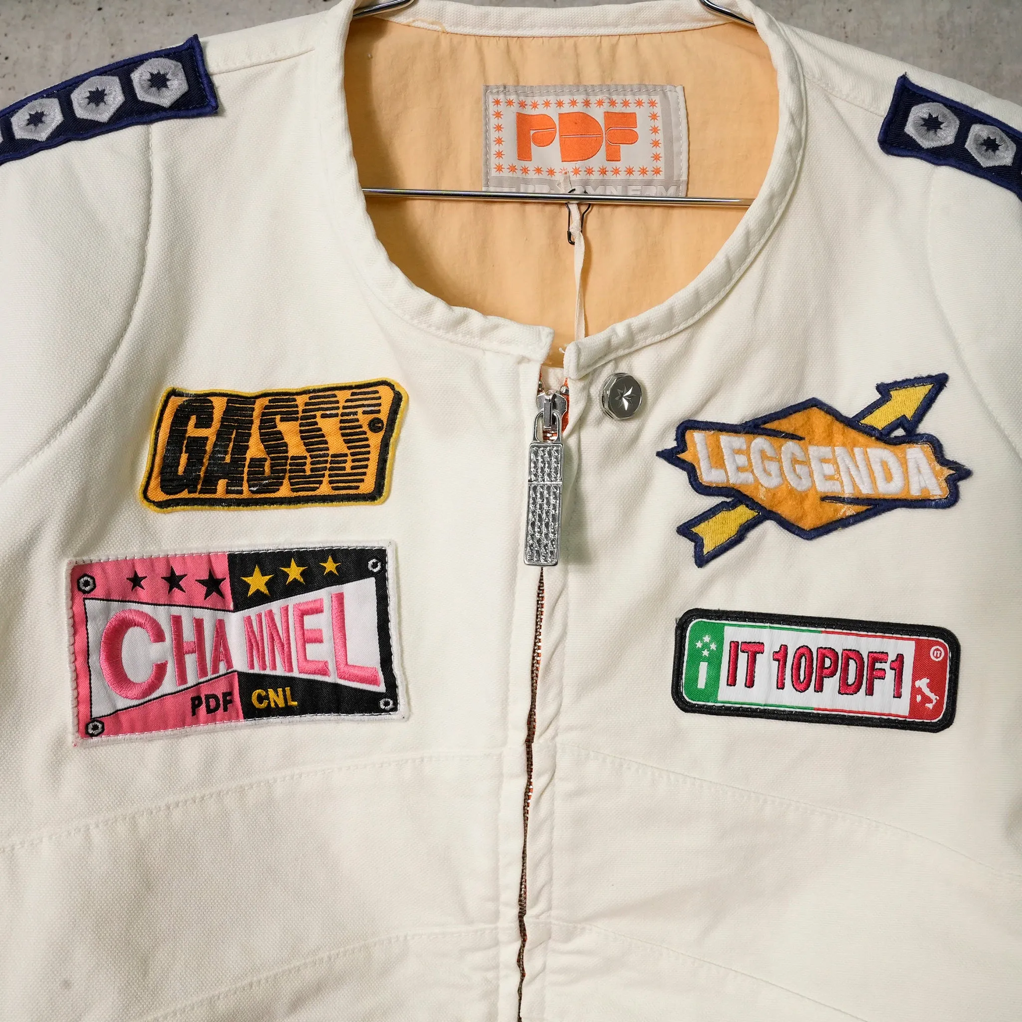 CHOPPER MOTO JACKET CREAM / PANNA PANNA