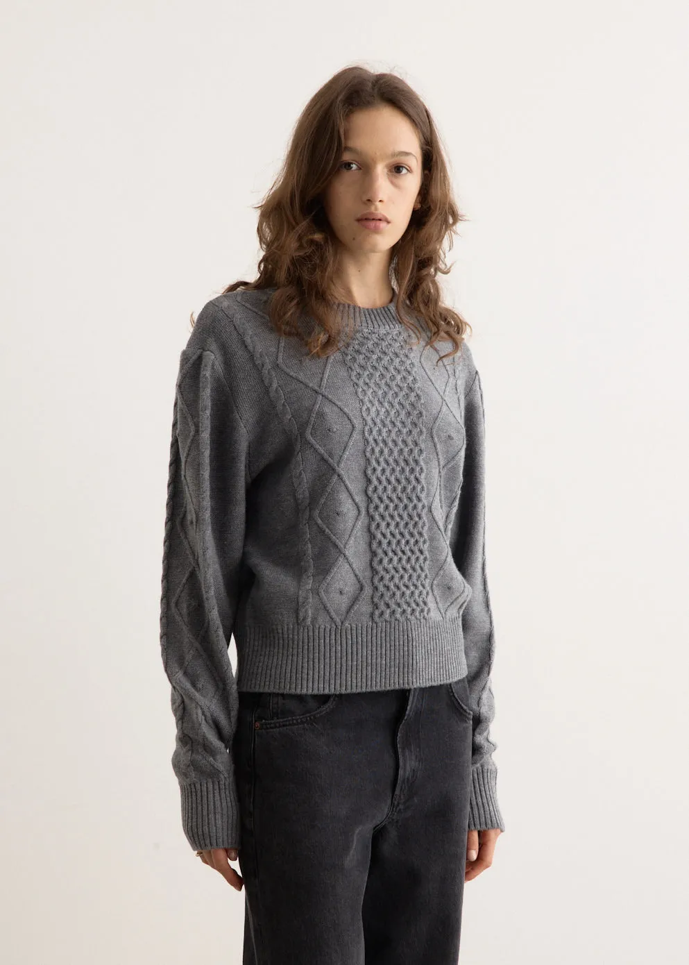 Classic Cable Knit Sweater