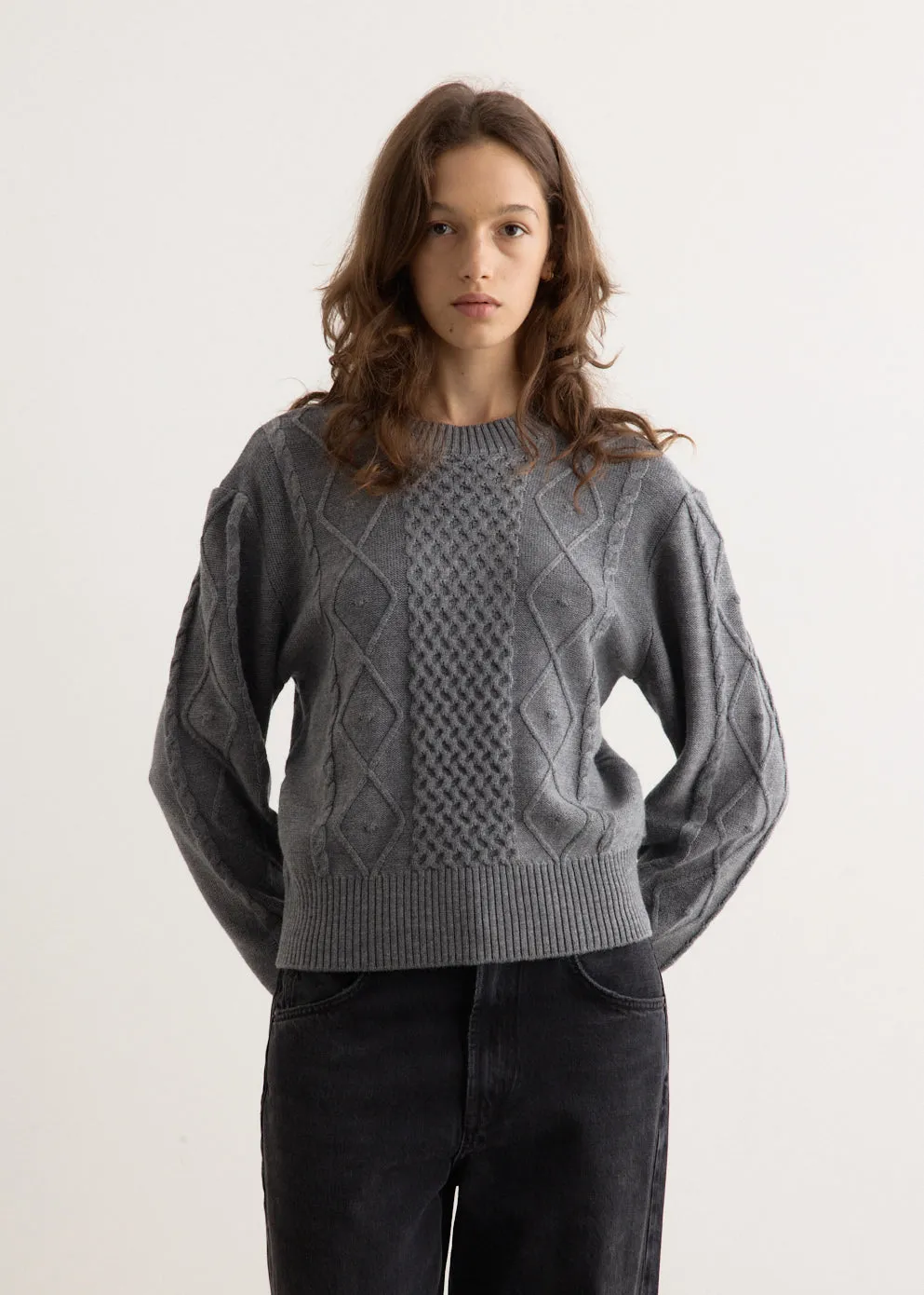 Classic Cable Knit Sweater