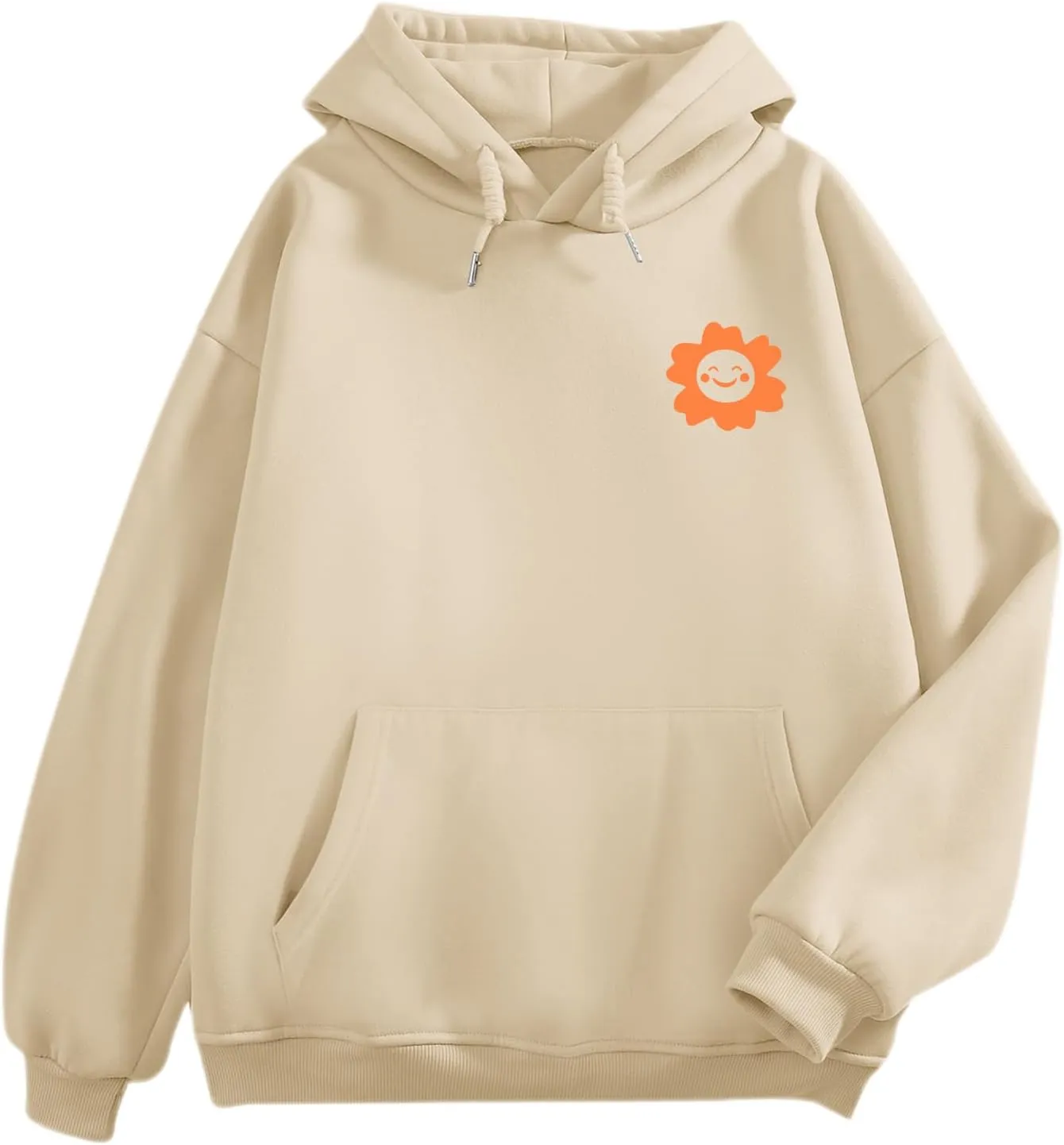 Cute Graphic Hoodies for Teen Girls Aesthetic Preppy Sweatshirts Inspirational Letter Slogan Loose Fit Pullover Tops