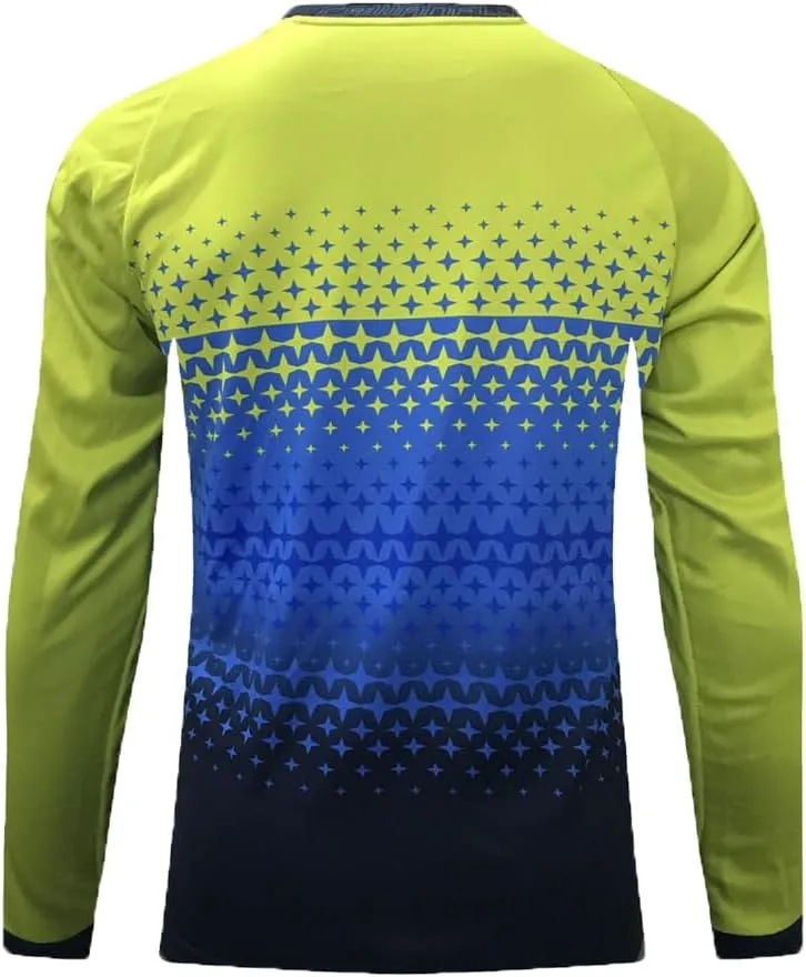 Cycling Jersey Long Sleeve Men's Mountain Bike Motocross Jersey Quick Dry Riding T-Shirt Sun Protection