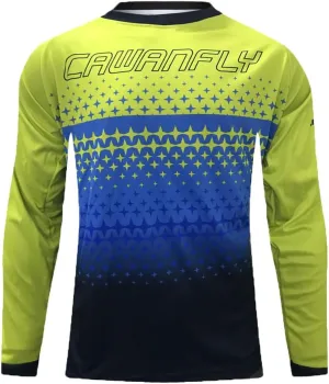 Cycling Jersey Long Sleeve Men's Mountain Bike Motocross Jersey Quick Dry Riding T-Shirt Sun Protection