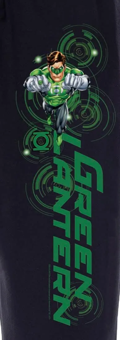 DC Comics Mens' Green Lantern Logo Hal Jordan Sleep Pajama Pants