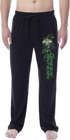 DC Comics Mens' Green Lantern Logo Hal Jordan Sleep Pajama Pants