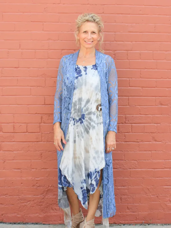 Duster Cardigan - Laser Cut - Multiple Colors