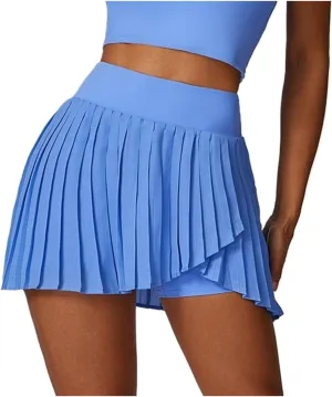 Girl Pleated Sports Skirts Dancing Golf Tennis Skirt for Women Gym Workout Fitness Shorts High Waist Running Skort