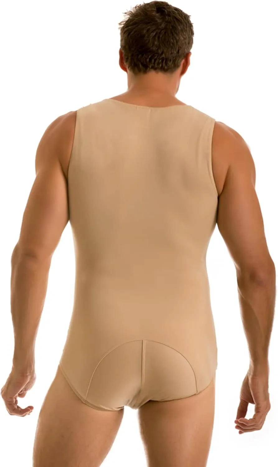Insta Slim Mens Compression Slimming Tank Bodysuit (made in the USA)