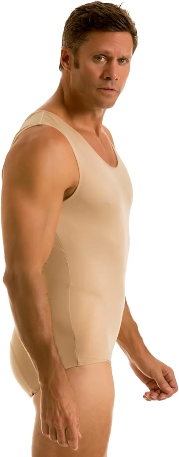 Insta Slim Mens Compression Slimming Tank Bodysuit (made in the USA)