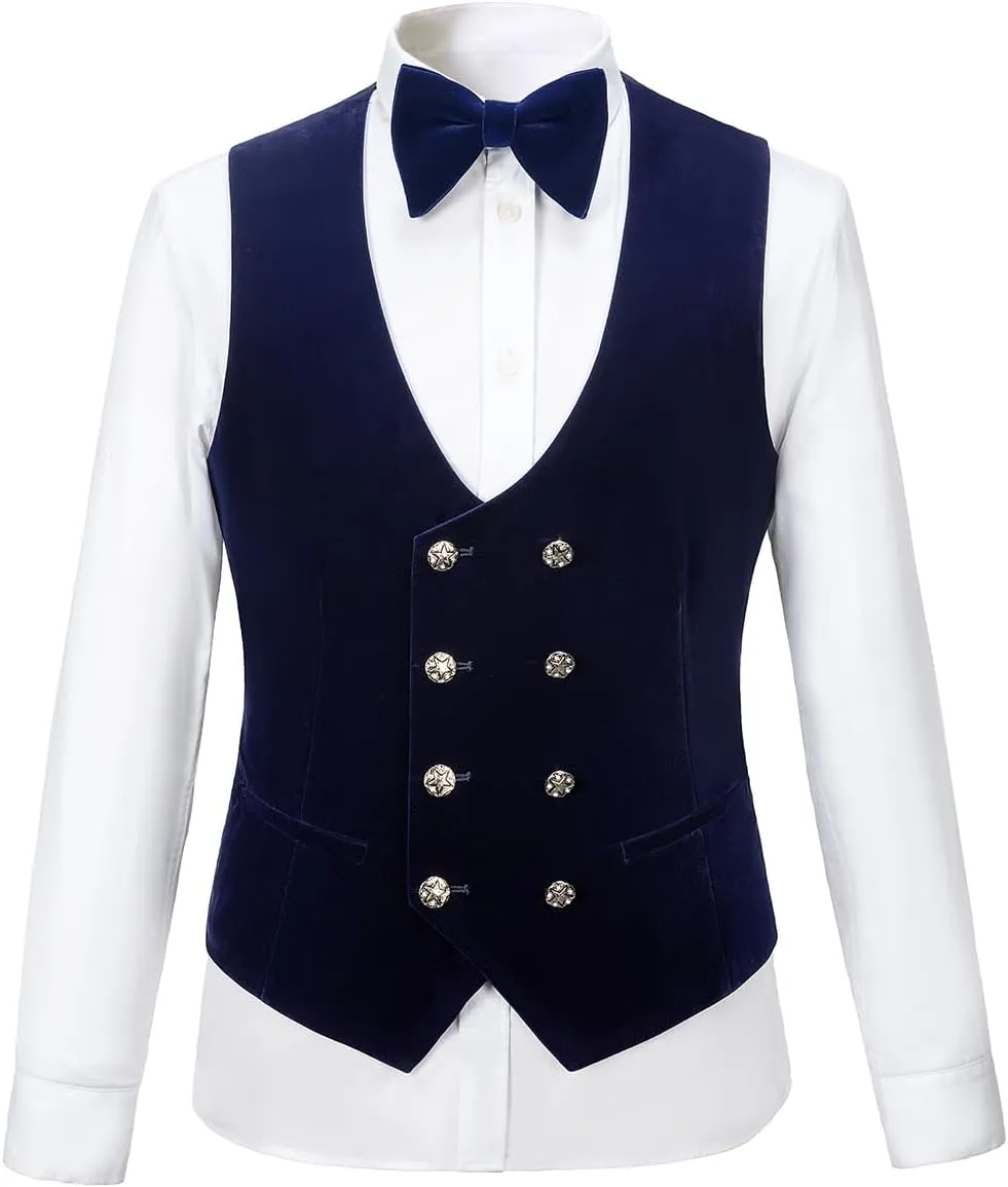 Men's Paisley Jacquard Tuxedo, One Button Shawl Lapel 3 Piece Suit