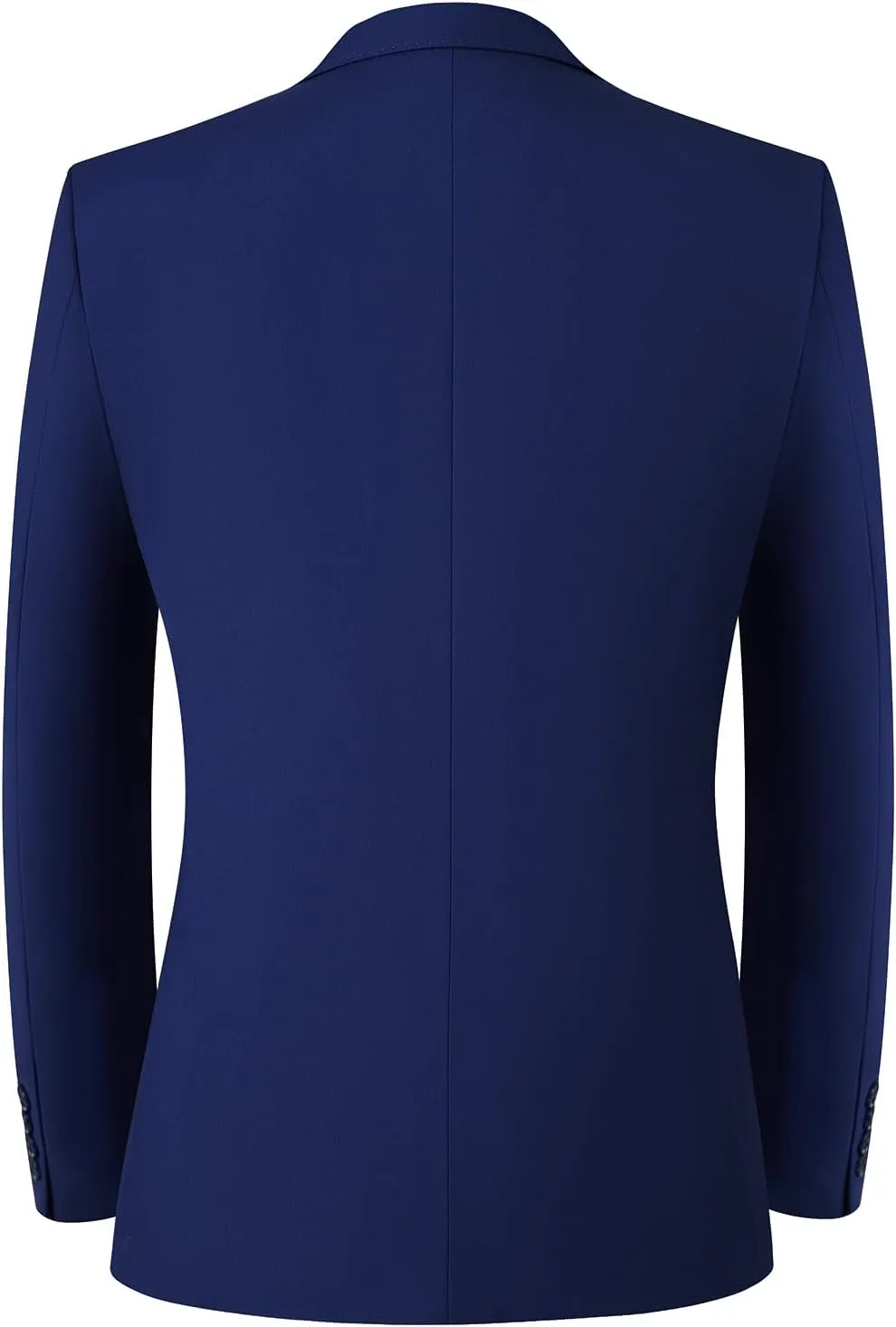 Mens Slim Fit Suit 3-Piece Two-Button Blazer Dress Business Wedding Party Jacket Vest & Pant