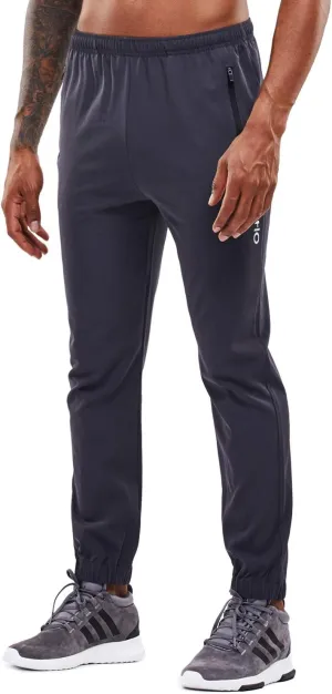 Men's Sweatpants Athletic Jogging Pants Sport Joggers Trousers for Workout,Gym,Running,Training with Zipper Pockets