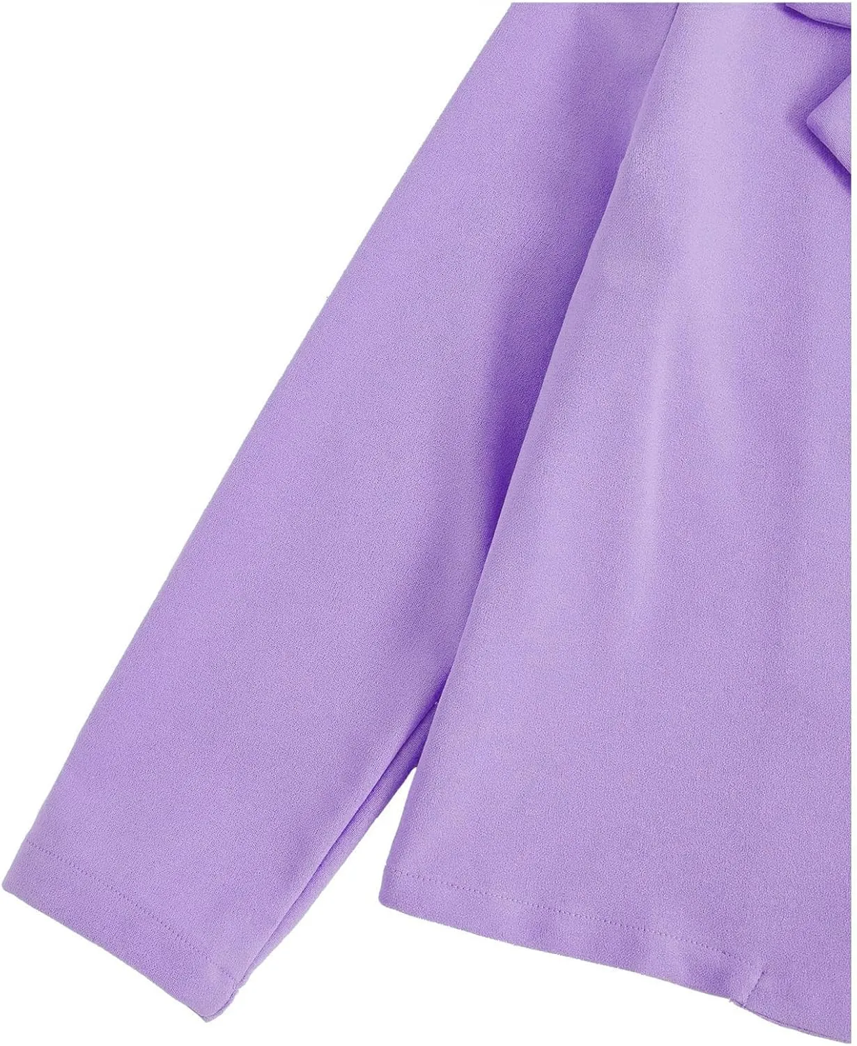 Milumia Girl's Two Piece Outfit Solid Open Front Blazer and Pants Set