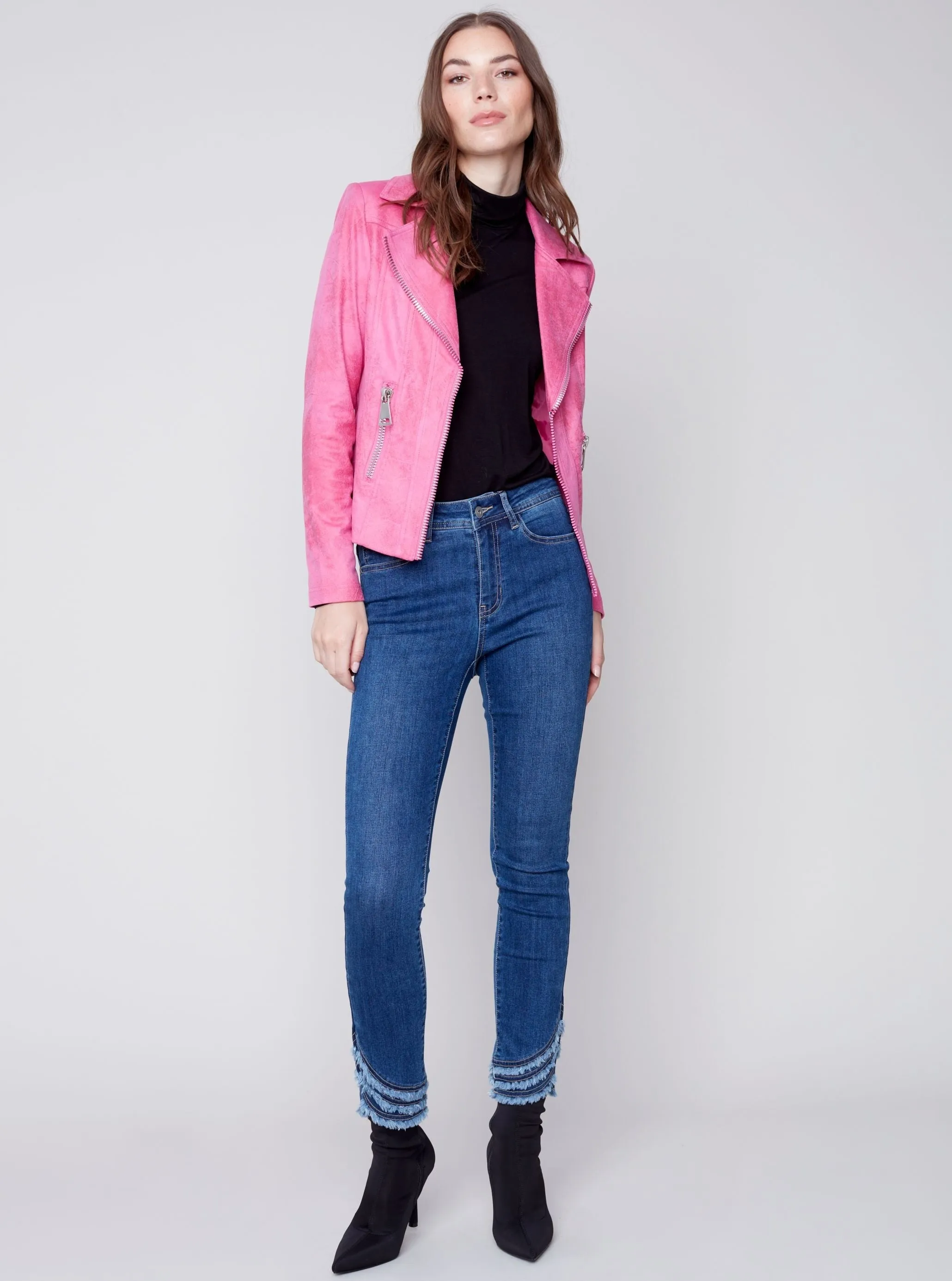 Moto Jacket [Orchid-C6282]