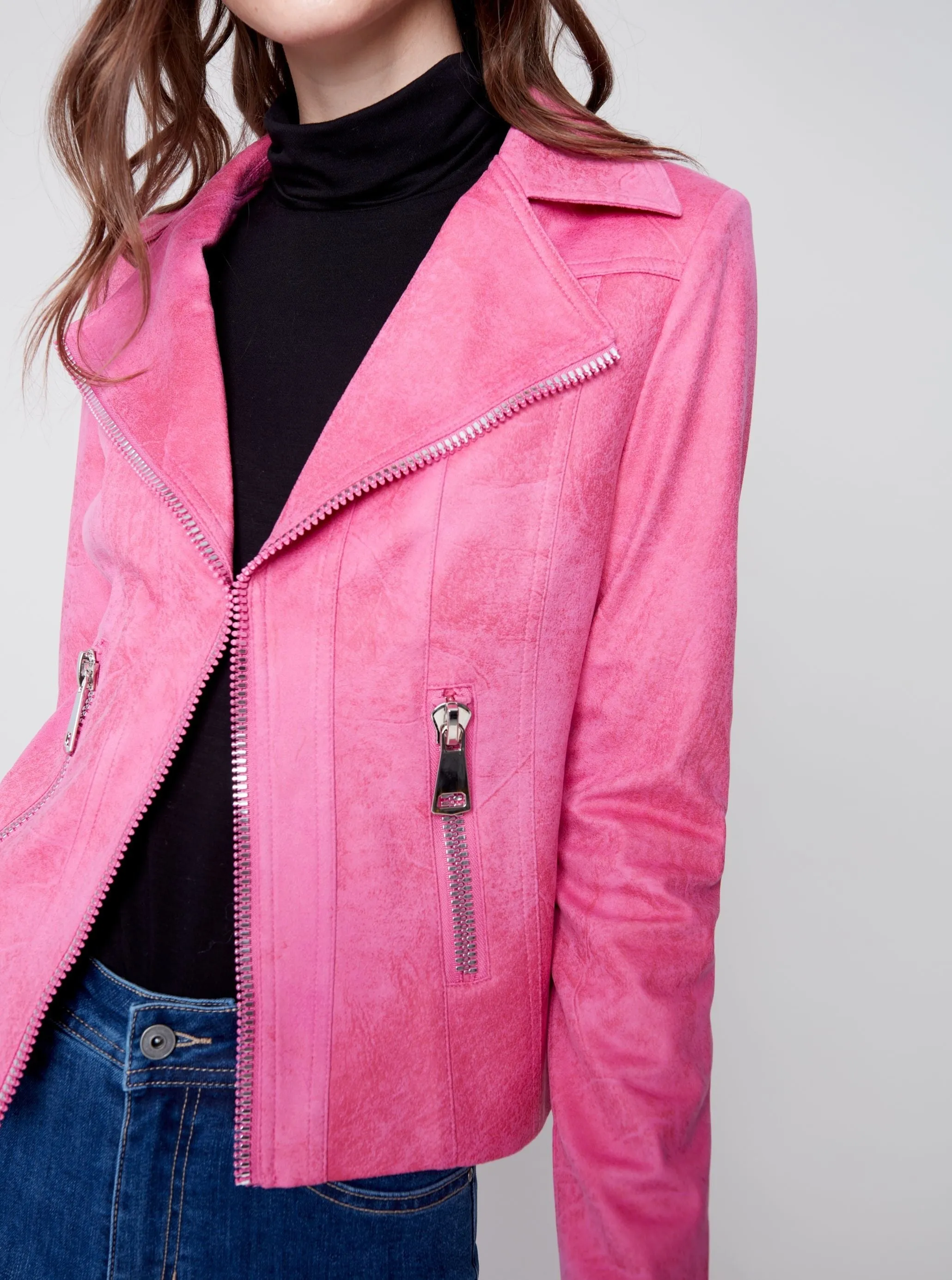 Moto Jacket [Orchid-C6282]