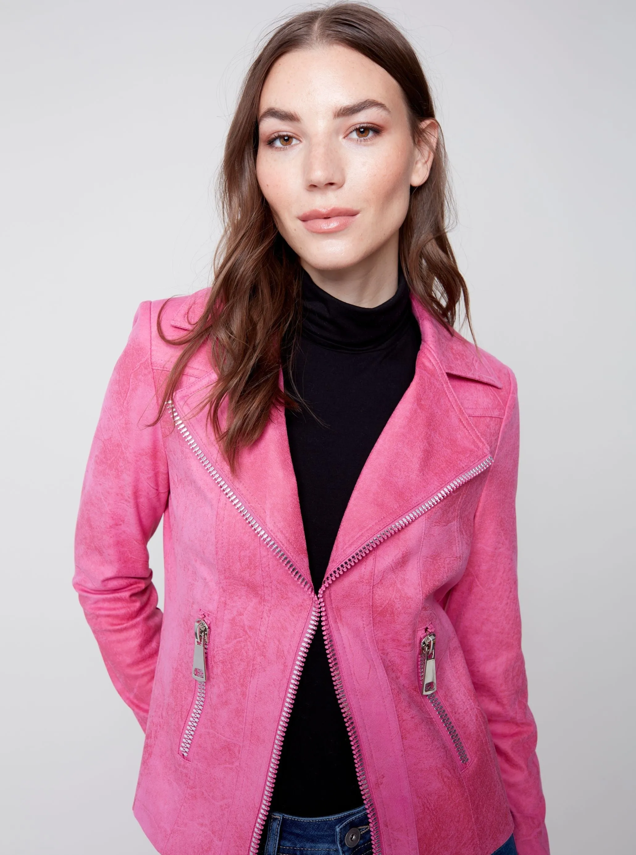 Moto Jacket [Orchid-C6282]