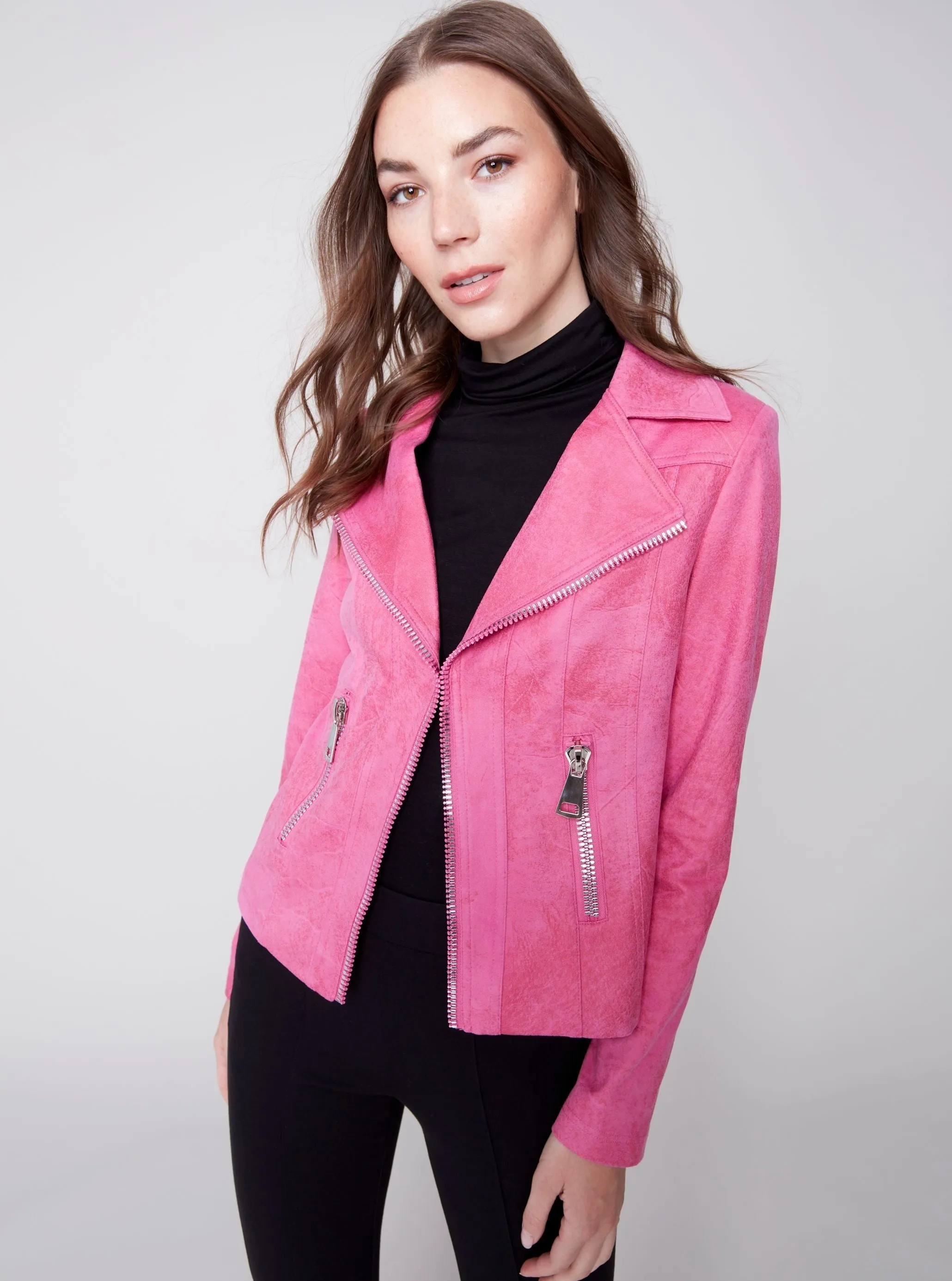 Moto Jacket [Orchid-C6282]