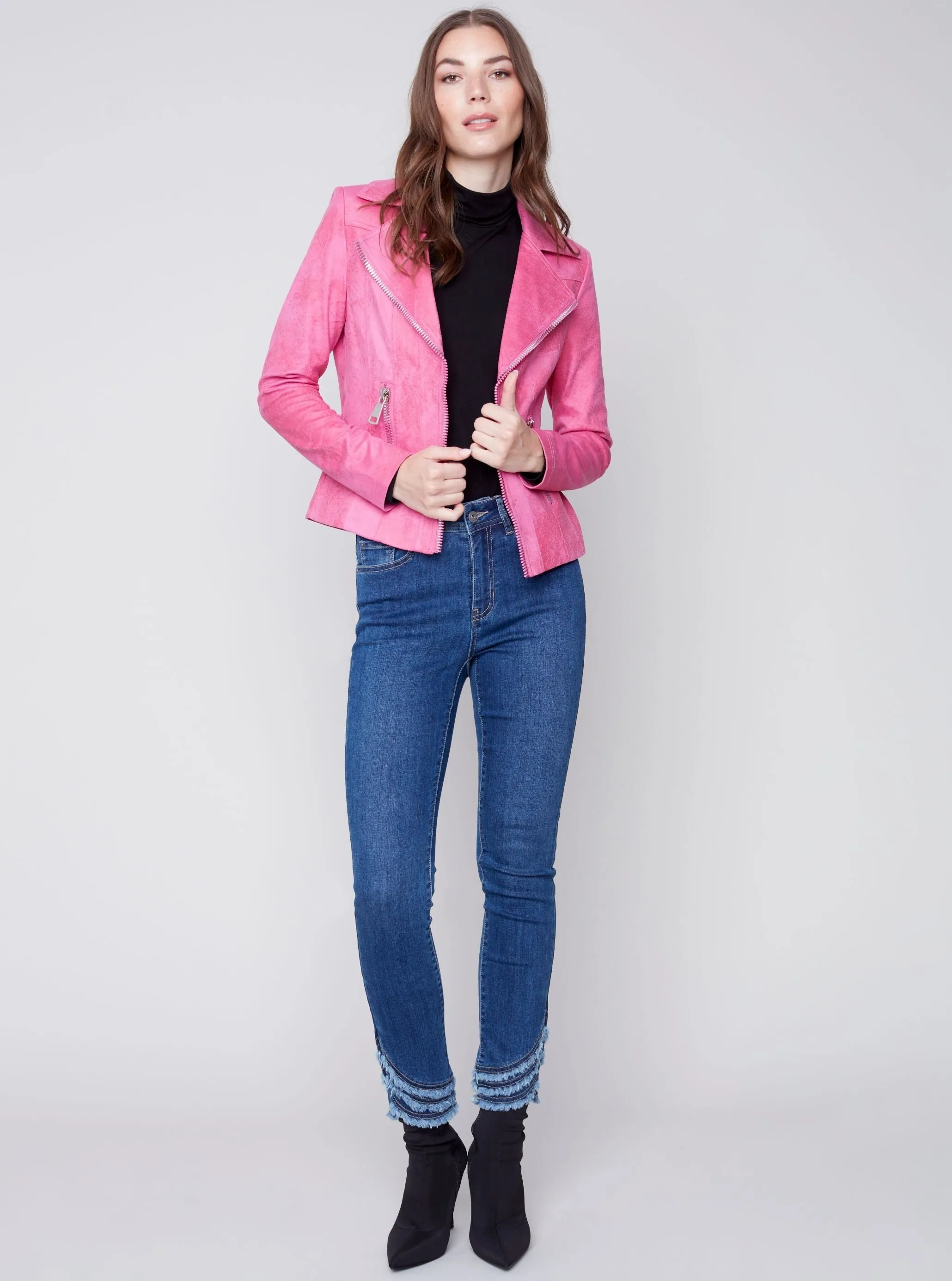 Moto Jacket [Orchid-C6282]