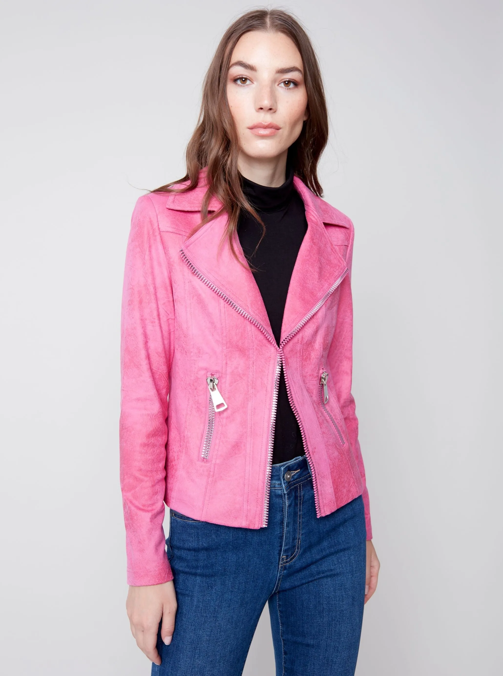 Moto Jacket [Orchid-C6282]