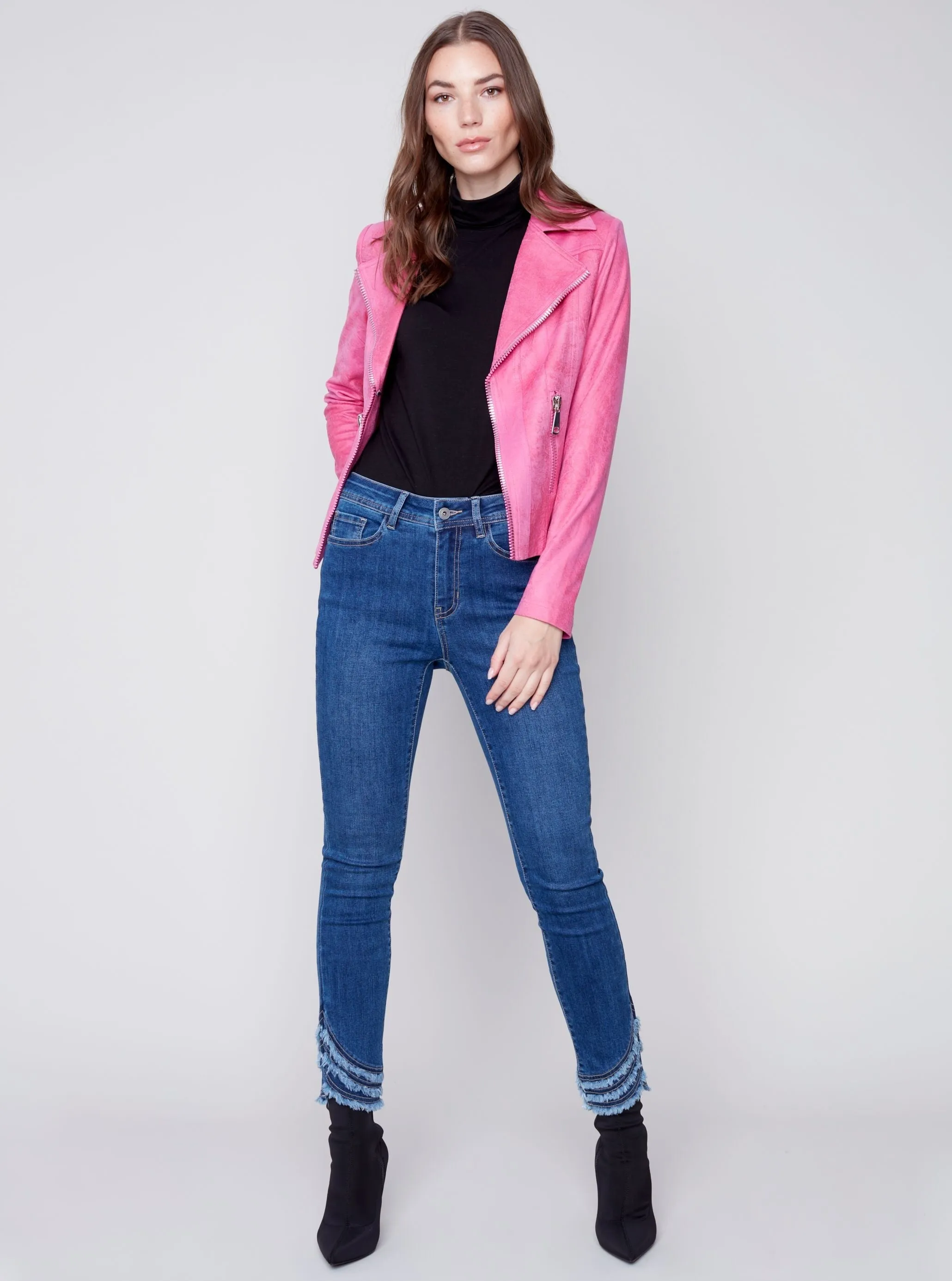 Moto Jacket [Orchid-C6282]