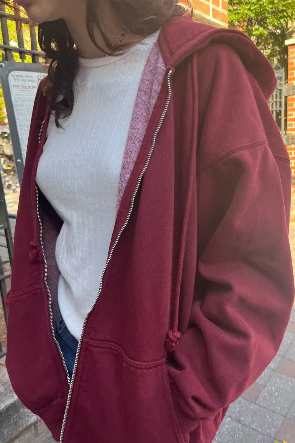 NUFIWI Women Y2k Oversized Hoodie Pullover Long Sleeve Zip Up Going Out Jacket Coat Harajuku Grunge Sweatshirt Streetwear