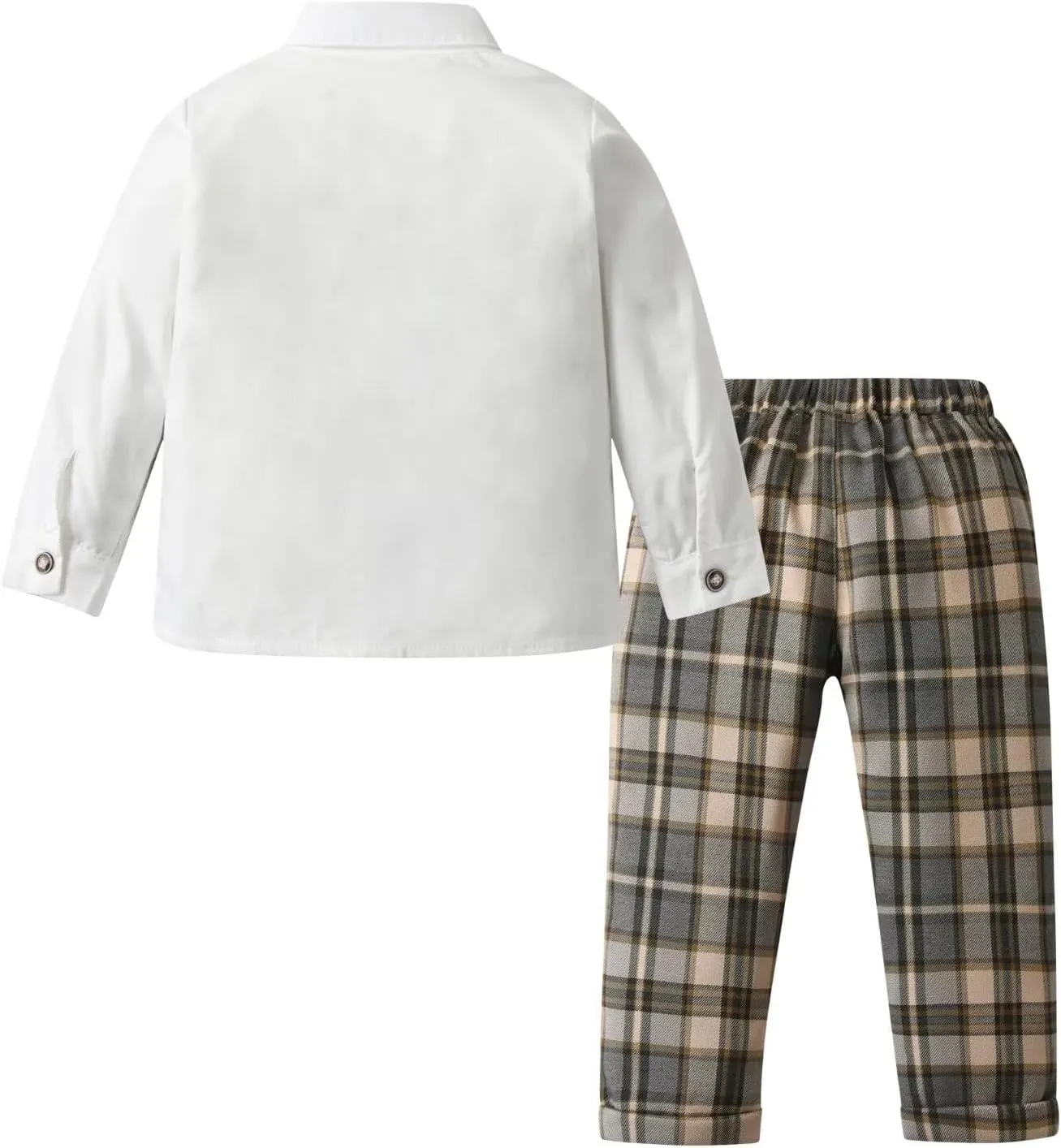 PureMilk Toddler Boy's Fake Vest Gentleman Outfits Suit 3 Piece Clothes Sets 6M-4 Years