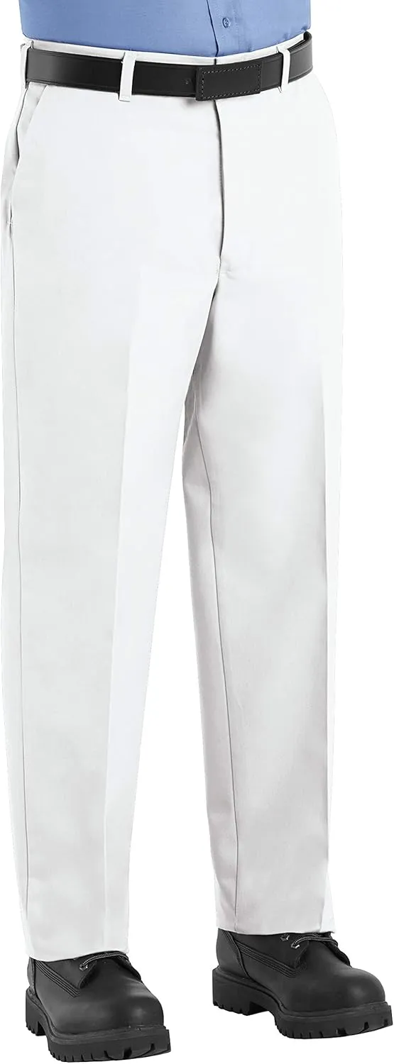 Red Kap Men's Wrinkle-Free Regular Fit Twill Blend Work Pants